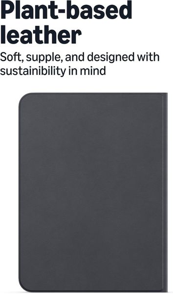 Оригинальный чехол для Amazon Kindle Paperwhite/Colorsoft Signature Edition 2026 Slim Plant-Based Leather Cover, Серый | Graphite