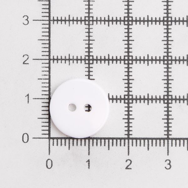Пуговицы 2 прокола 24L=15 мм, (s.white (белый)), CX-K-22, 144 шт