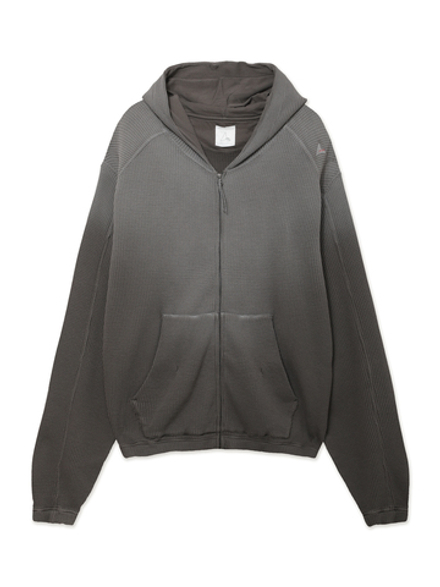 Толстовка С Капюшоном На Молнии Bee Sun Faded Organic Waffle Zip Up Hoodie
