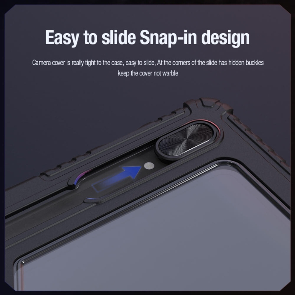 Противоударный чехол BUMPER NILLKIN LEATHER CASE PRO для Samsung Galaxy Tab S9 Ultra