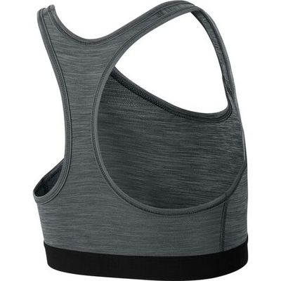 ТОП теннисный Nike Dri-Fit Swoosh Band Bra Non Pad - smoke grey/htr/black