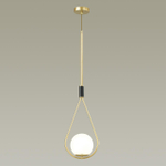 4810/1 PENDANT ODL21 415 золтой/черный/белый Подвес E14 1*40W FLARI