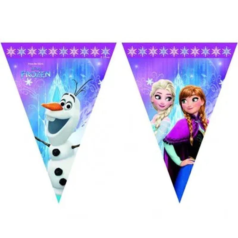 Гирлянда-вымпел Frozen Северное сияние 230 см