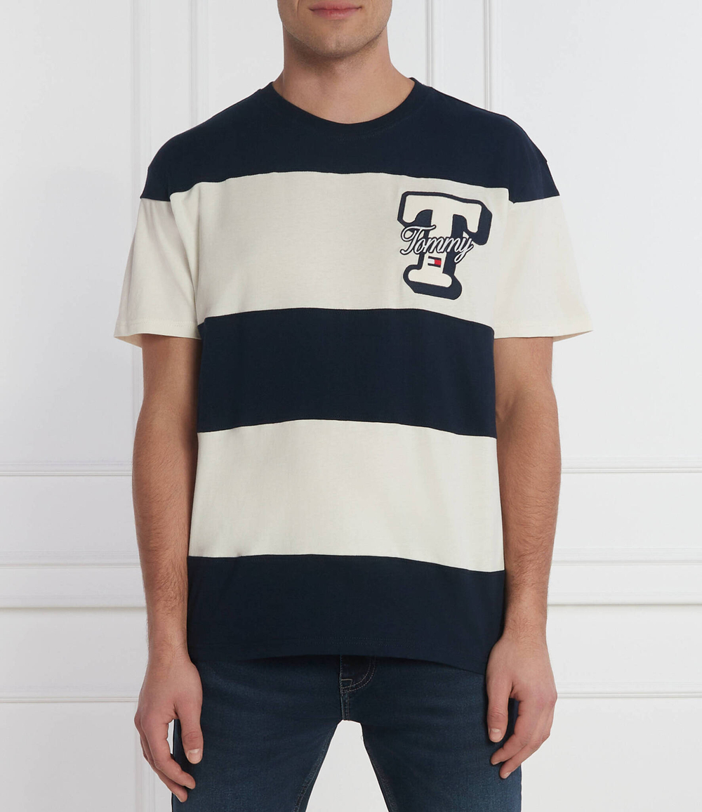 Футболка LETTER CUT & SEW Tommy Jeans - темно-синий(DM0DM18674)