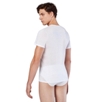 Мужская футболка с V-образным вырезом Doreanse Cotton Premium (Размер: M) (Цвет: черный)