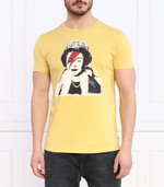 футболка banksy queen GUESS - желтый(M3RI1U KBDL0)