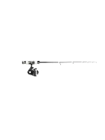 Комбо набор для зимней рыбалки RAPALA Flatstick удочка, катушка, леска, 51см. Medium Heavy