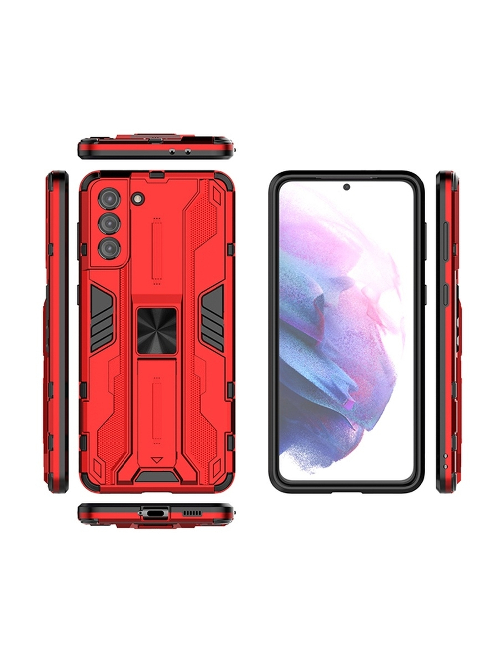 Противоударный чехол с подставкой Transformer для Samsung Galaxy S21 Plus