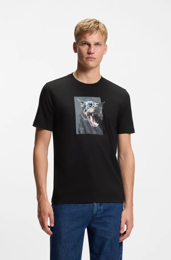 Футболка мужская BOSS Te_Dobermann
