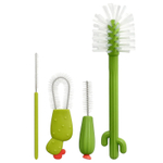 Boon, Cacti, набор щеток для чистки бутылочек, 4 щетки и 1 ваза