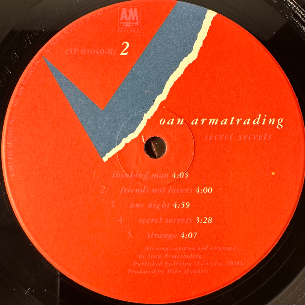 Joan Armatrading ‎– Secret Secrets (США 1985г.)