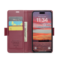 Чехол-книжка CaseMe Smooth iPhone 16 Plus