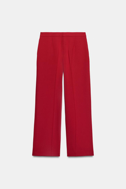 ZARA ШИРОКИЕ БРЮКИ, КРАСНЫЙ
