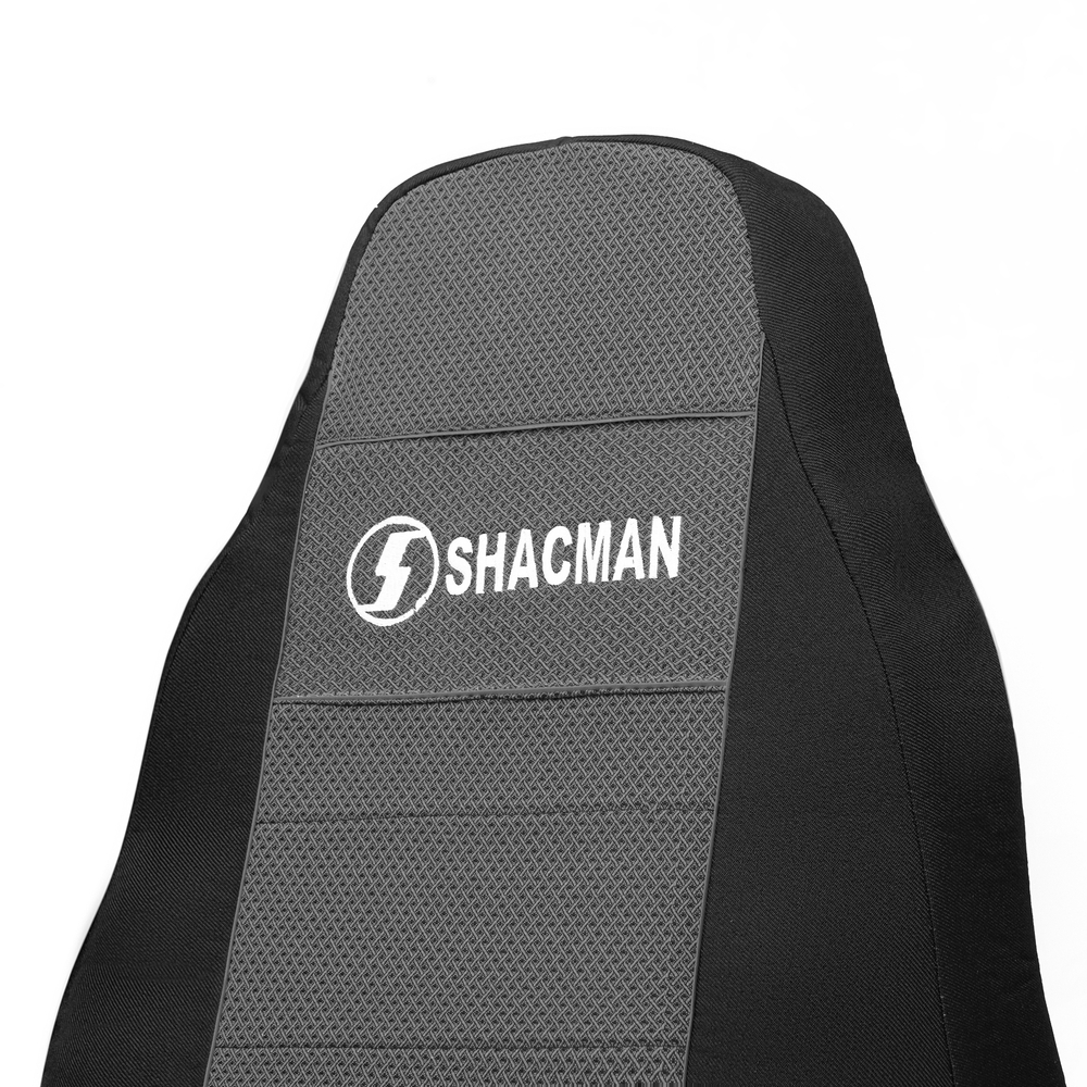 Чехлы Shacman F-3000 (полиэфир, черный, серая вставка)