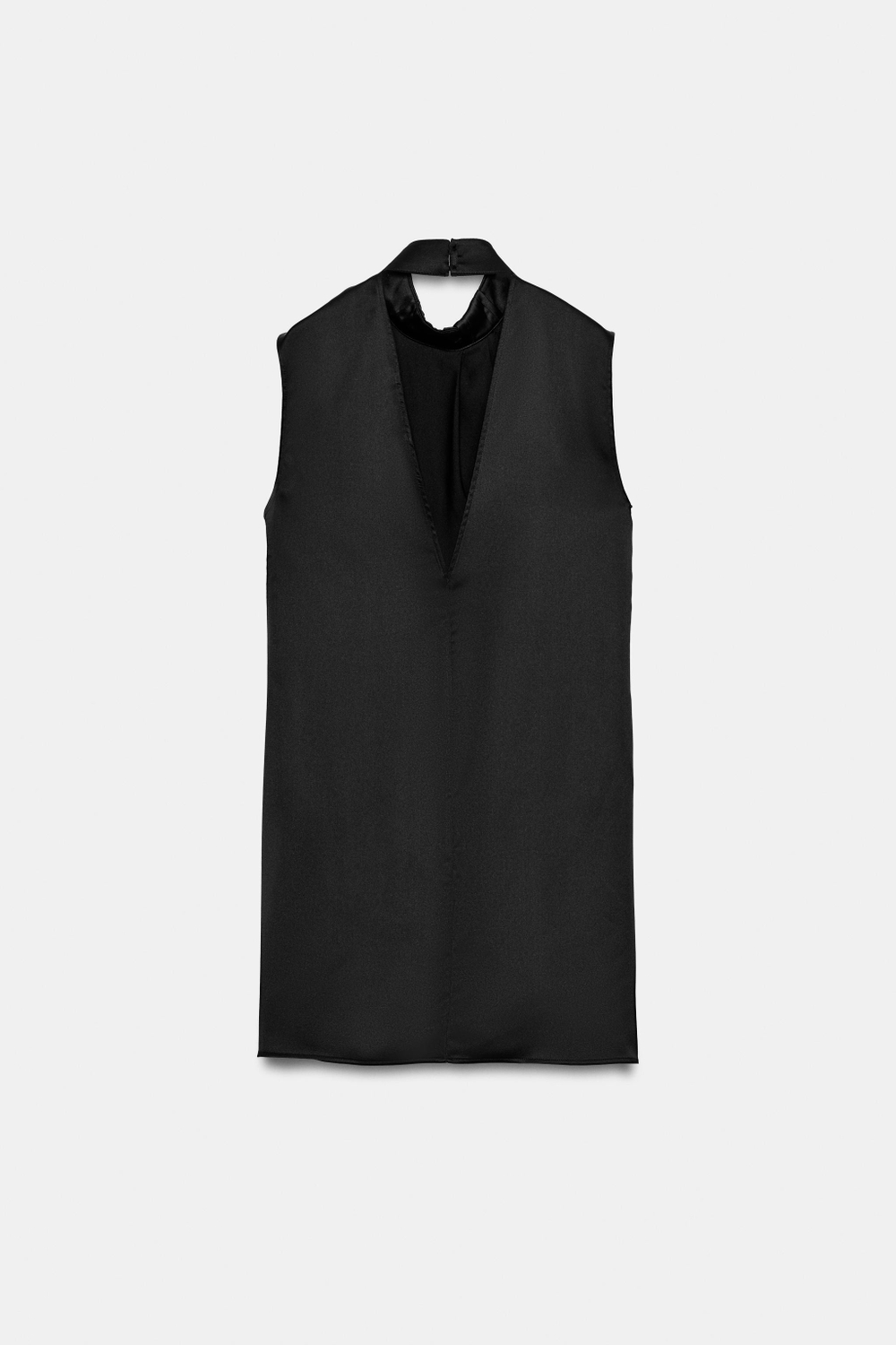 КОРОТКОЕ АТЛАСНОЕ ПЛАТЬЕ — ZARA