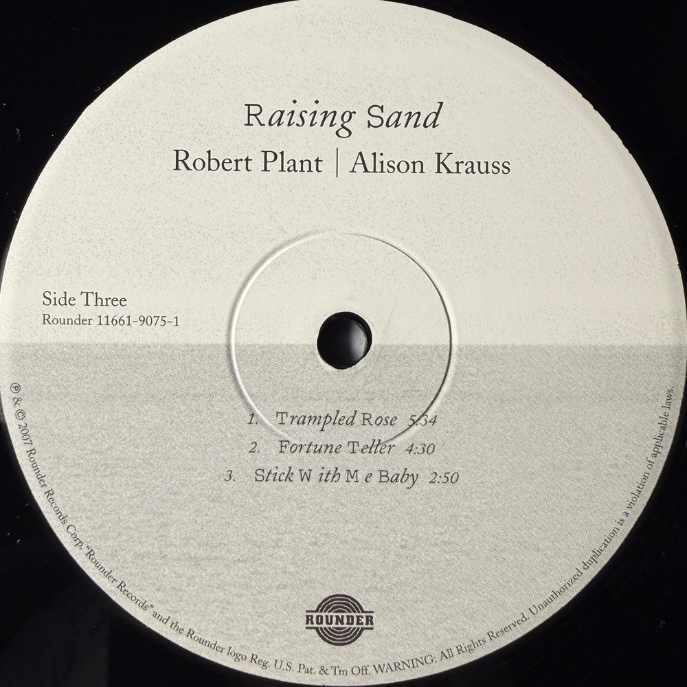 Robert Plant | Alison Krauss - Raising Sand 2LP (США 2007г.)