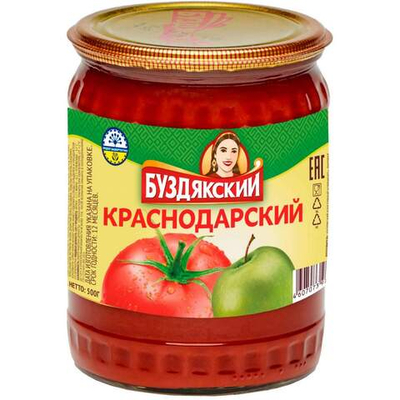 Буздякский Соус Краснодарский 500гр/8 ст/б