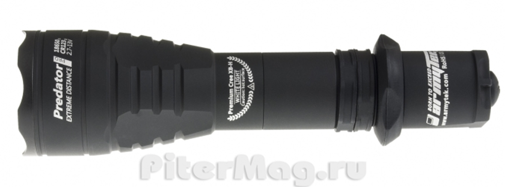 Фонарь Armytek Predator v3 XP-E2 (зелёный свет) 240 люмен