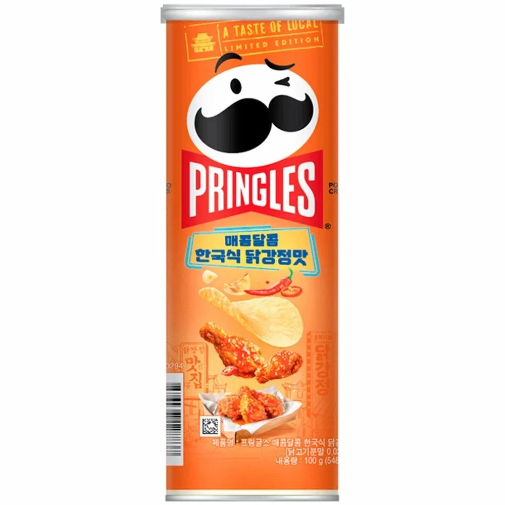 Чипсы PRINGLES 100 гр Sweet&Spicy Korean Fried Chicken (Пряная Жареная Курица)  (12)  Корея