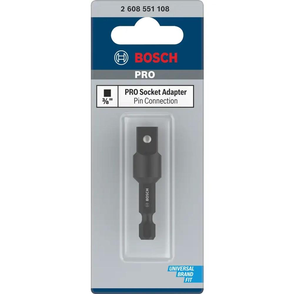 Переходник для головок 3/8" х 1/4'' HEX BOSCH 2608551108