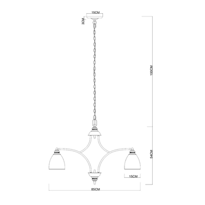 Подвесная люстра Arte Lamp BONITO A9518LM-8BA, 8хE27