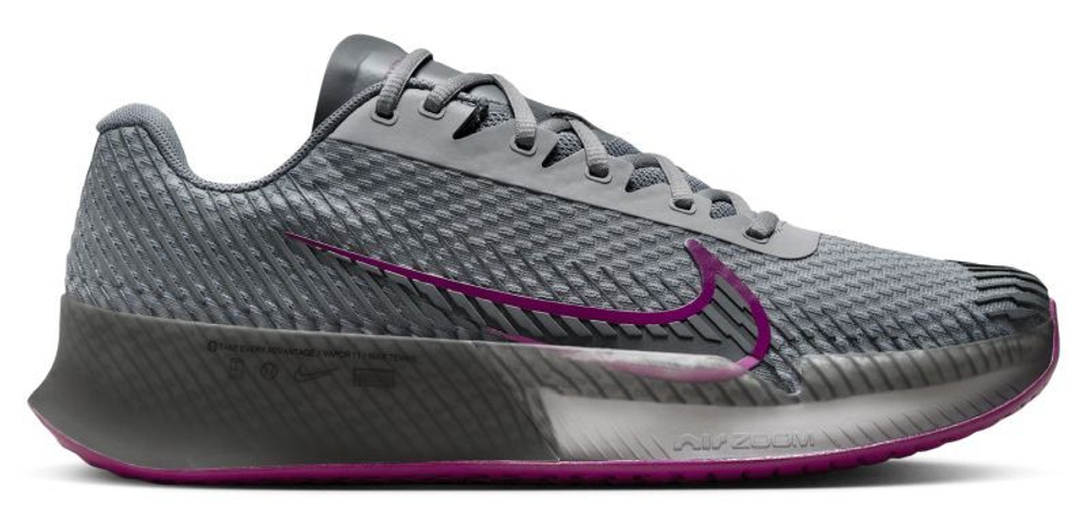Мужские кроссовки теннисные Nike Zoom Vapor 11 - серый