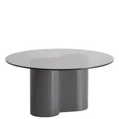 Журнальный столик VICAL CAPITELLO 80х80х40 см, закаленное стекло