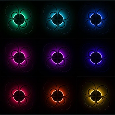 Citilux Сента CL237B160E RGB Люстра с пультом Белая