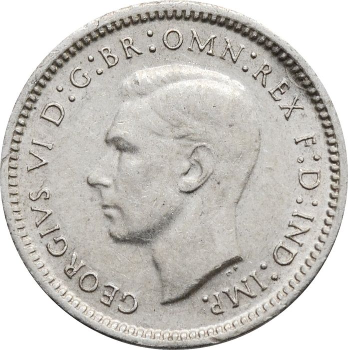 3 пенса 1943 Австралия