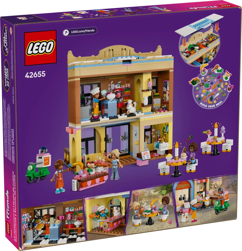 Конструктор LEGO Friends 42655 Ресторан и кулинарная школа