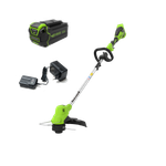 Аккумуляторный триммер Greenworks GD40LTK4, 40v, 38 см, (2112207UB), с аккумулятором 4 А·ч и зарядным устройством