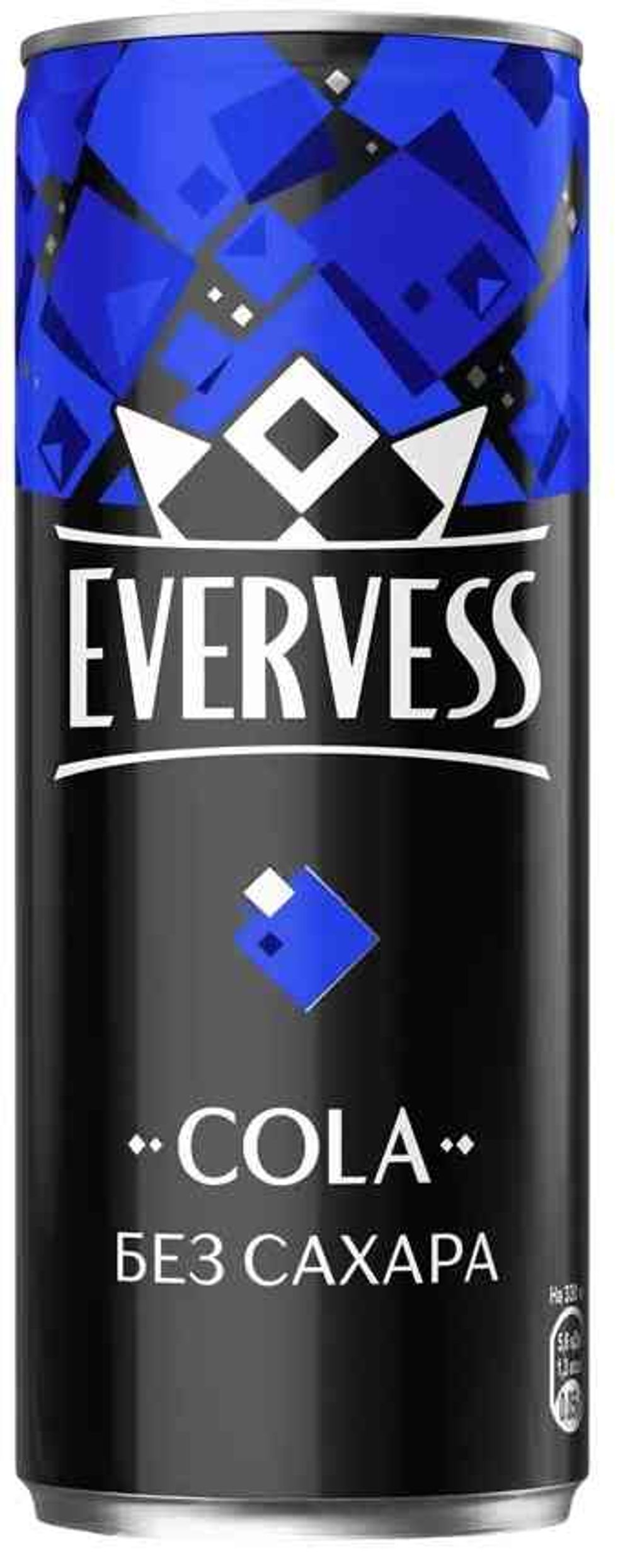 0,33Л ГАЗ НАПИТОК EVERVESS КОЛА БЕЗ САХАРА Ж/Б