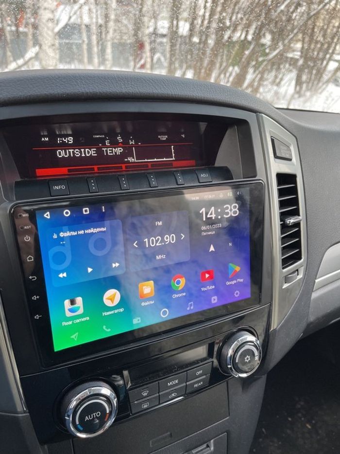 Магнитола для Mitsubishi Pajero 4 2006-2022 - Airok RX-2603 Android 13, Быстрая, SIM-слот
