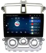 Магнитола для Mitsubishi Colt 6 2002-2012, Colt Plus (правый руль, рамка серебро) - Vaycar VA47-5099 на Android 13, 4G SIM-слот