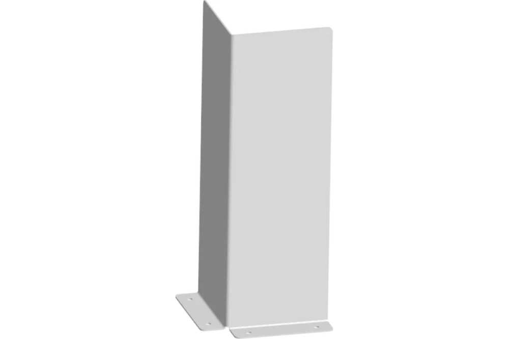 Защита угла из листа 611WN200600-ZCH белая