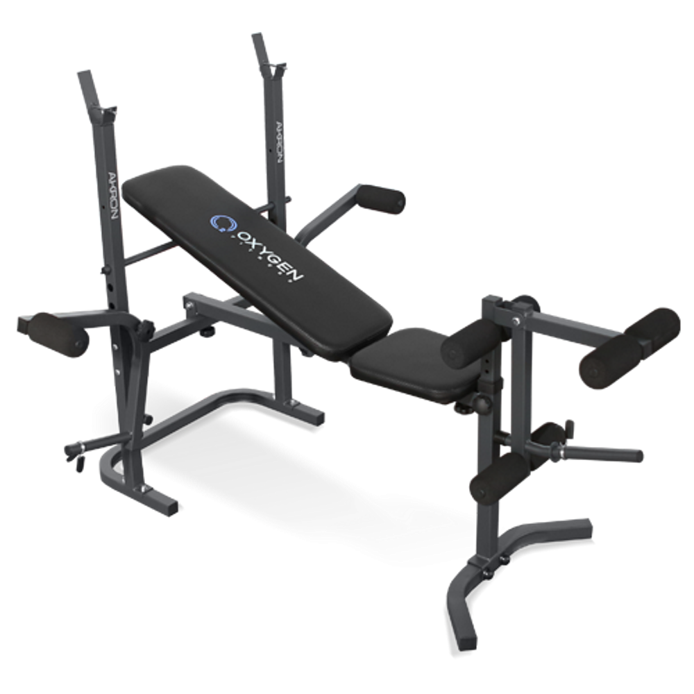 Скамья силовая черная OXYGEN FITNESS AKRON