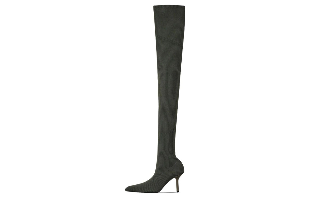 DION LEE Over the knee Boots Women"s Green