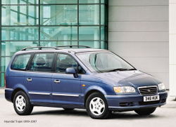 Порог правый Hyundai Trajet 1999-2007 (1мм)
