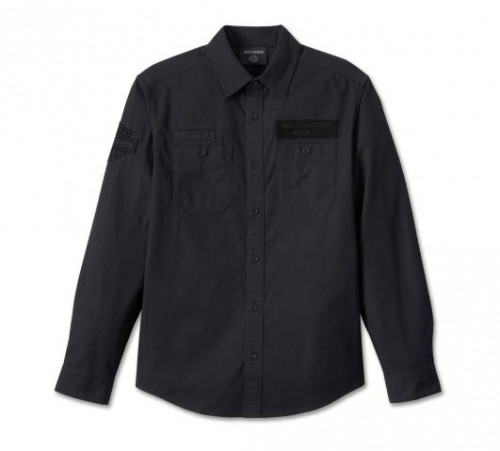 Рубашка Men's Park Shirt - Black Beauty Harley-Davidson