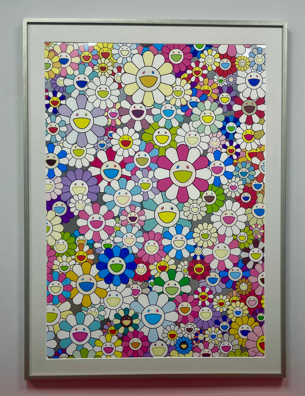 Такаси Мураками. An Homage to Yves Klein, Multicolor C из серии «Homage to Yves Klein». 2012