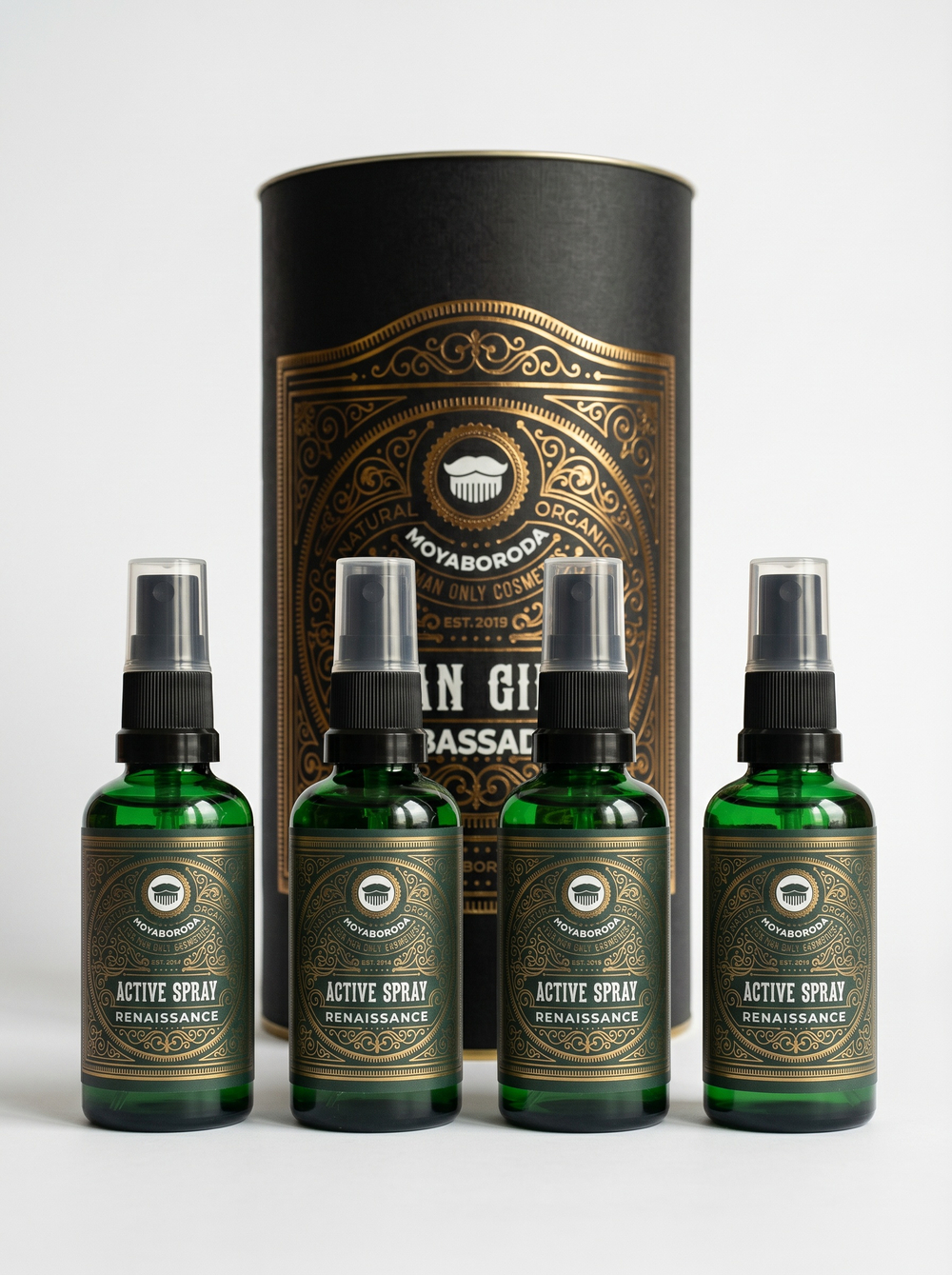 Активатор для роста волос, бороды, усов, бровей MOYABORODA "RENAISSANCE" (органик с Capixyl™ 5%)