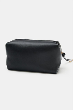 ZARA КОЖАНЫЙ НЕСЕССЕР, ЧЕРНЫЙ