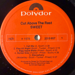 Sweet ‎– Cut Above The Rest (Скандинавия 1979г.)