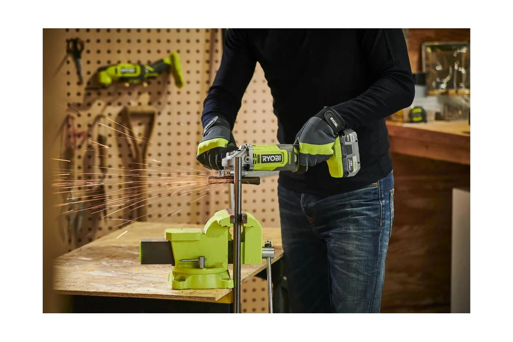Бесщеточная углошлифмашина Ryobi ONE+ RAG18X-0 5133005011