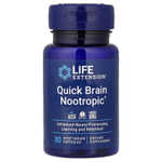 Life Extension, Quick Brain, ноотропный препарат, 30 вегетарианских капсул