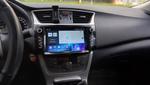 Магнитола для Nissan Sentra/Sylphy B17 2012-2023, Tiida 2015 - Kuberg SF-9666 (кнопки, рамка 9") QLed+2K, Android 12, Быстрая, CarPlay, 4G SIM-слот