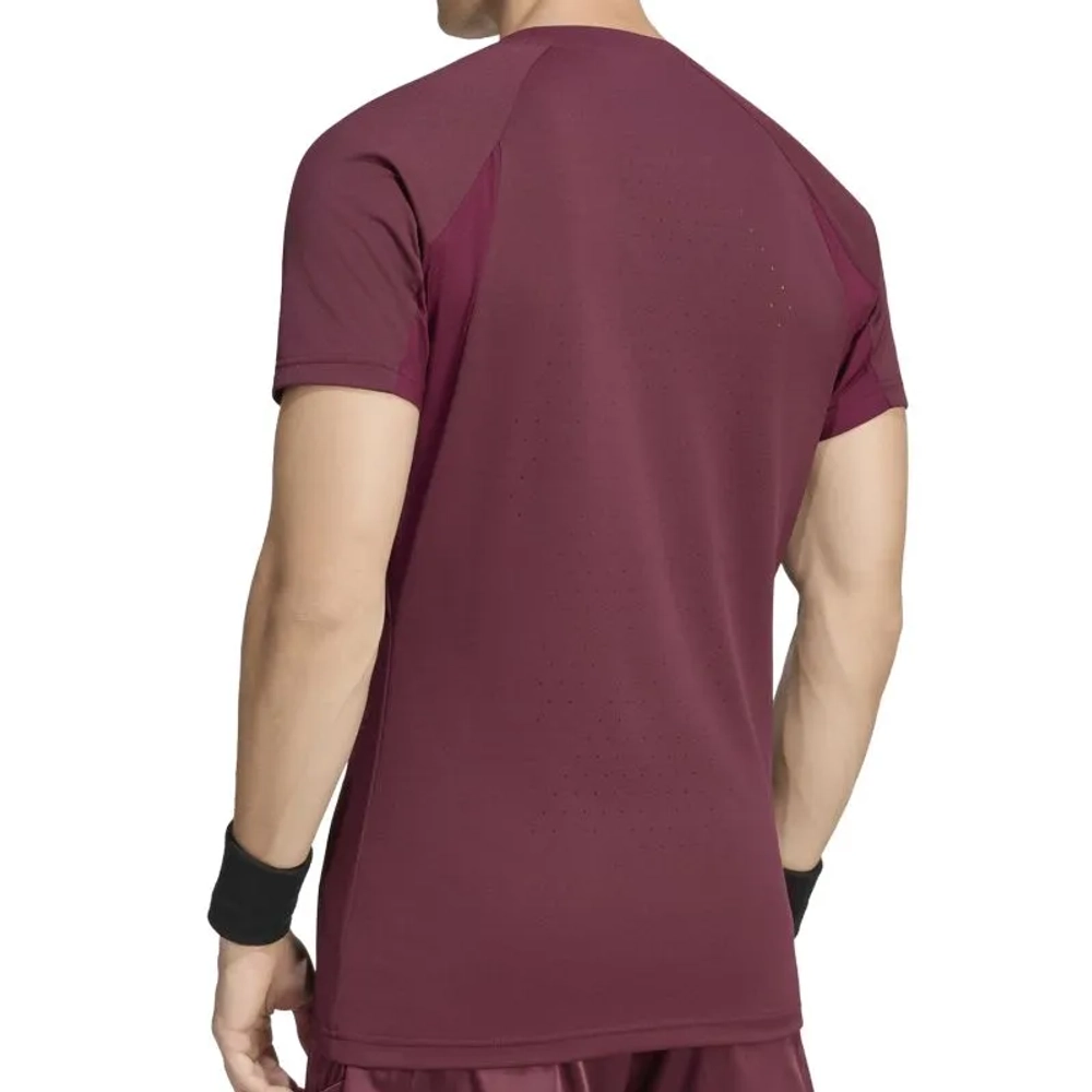 Мужская теннисная футболка Adidas FreeLift Pro - maroon