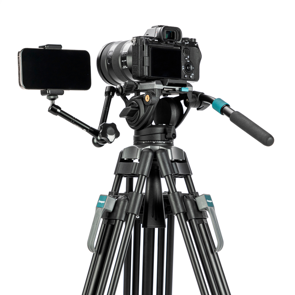 Штатив Fotopro DV-3A Pro с видеоголовой, до 8 кг