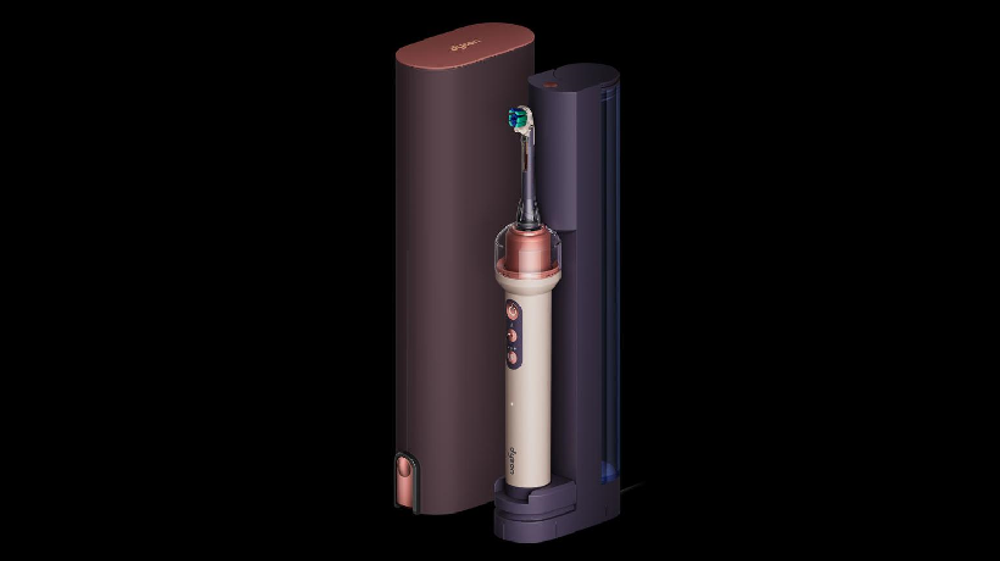 Электрическая зубная щетка Dyson CameraJet™ Electric Toothbrush with Flosser (Керамический розовый)