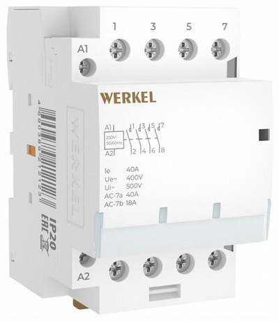 Контактор трехмодульный Werkel W943M40O